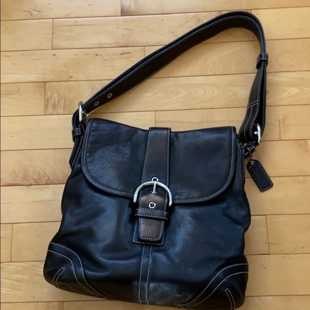Vintage Coach Classic Buckle Purse in Black